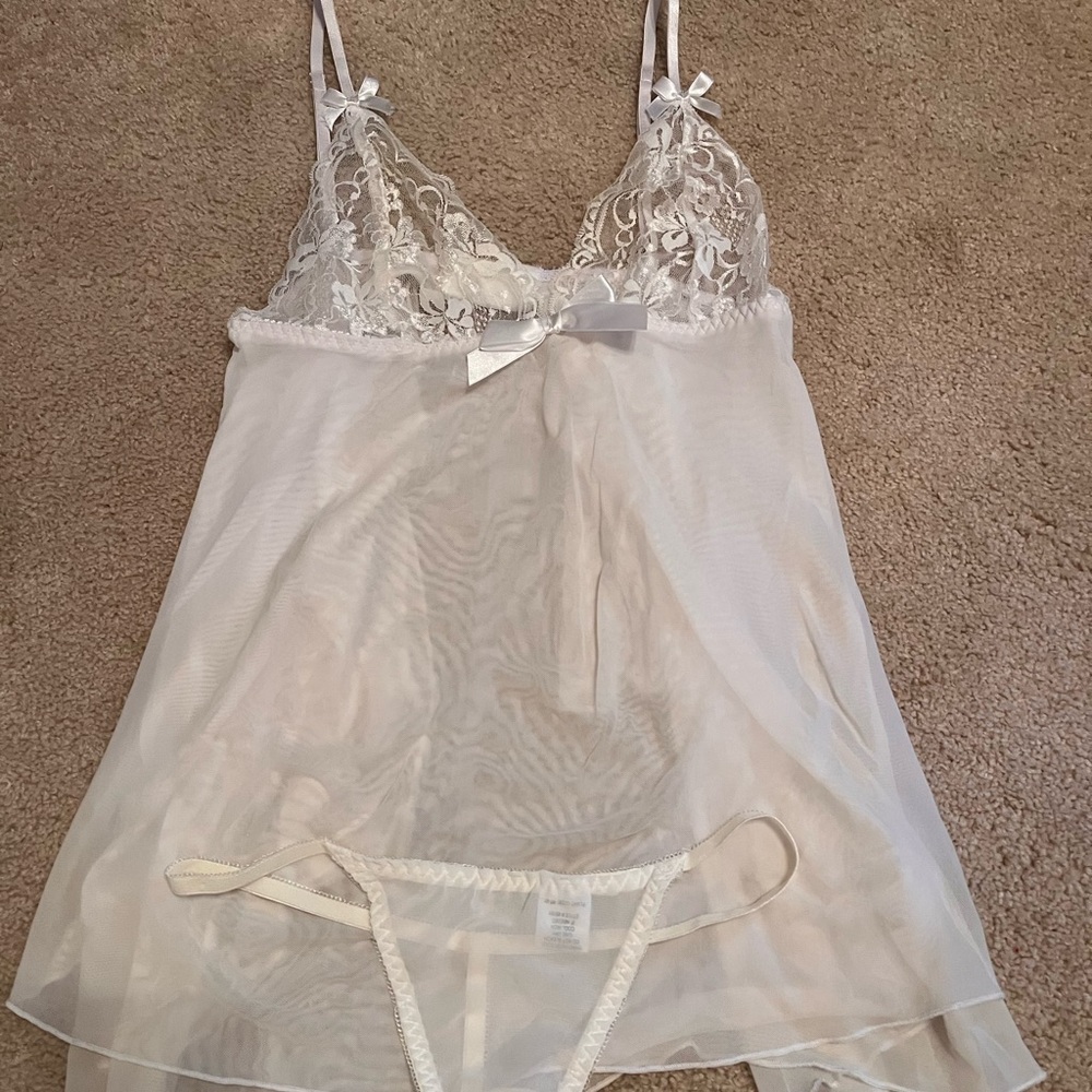 Sexy white lingerie size small